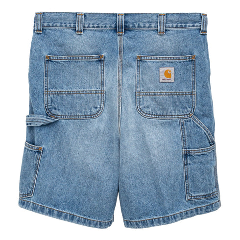 Carhartt Wip OG Single Knee Short Blue Burst Washed I034872 4068584153464 Back Degli Uberti